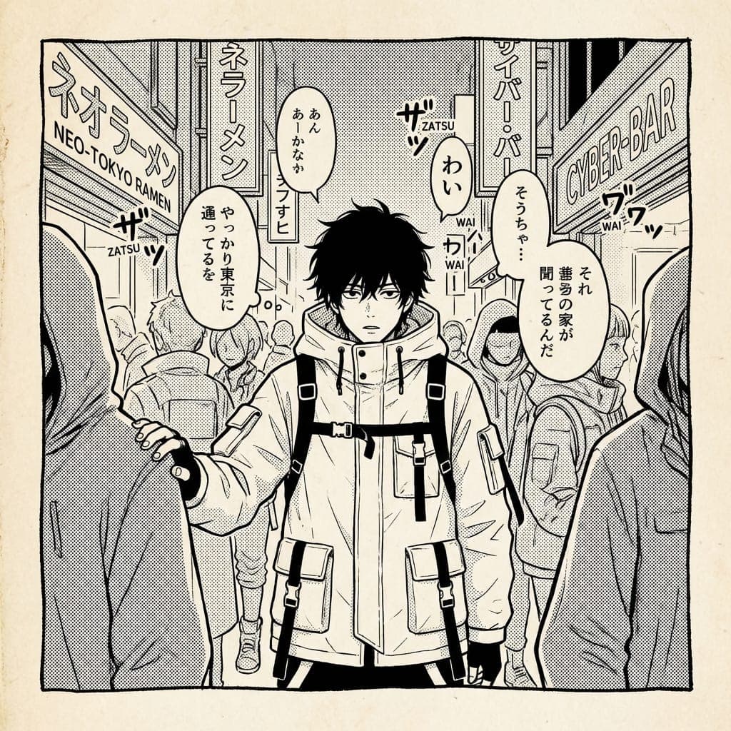 AI Generated Manga Scene Consistency